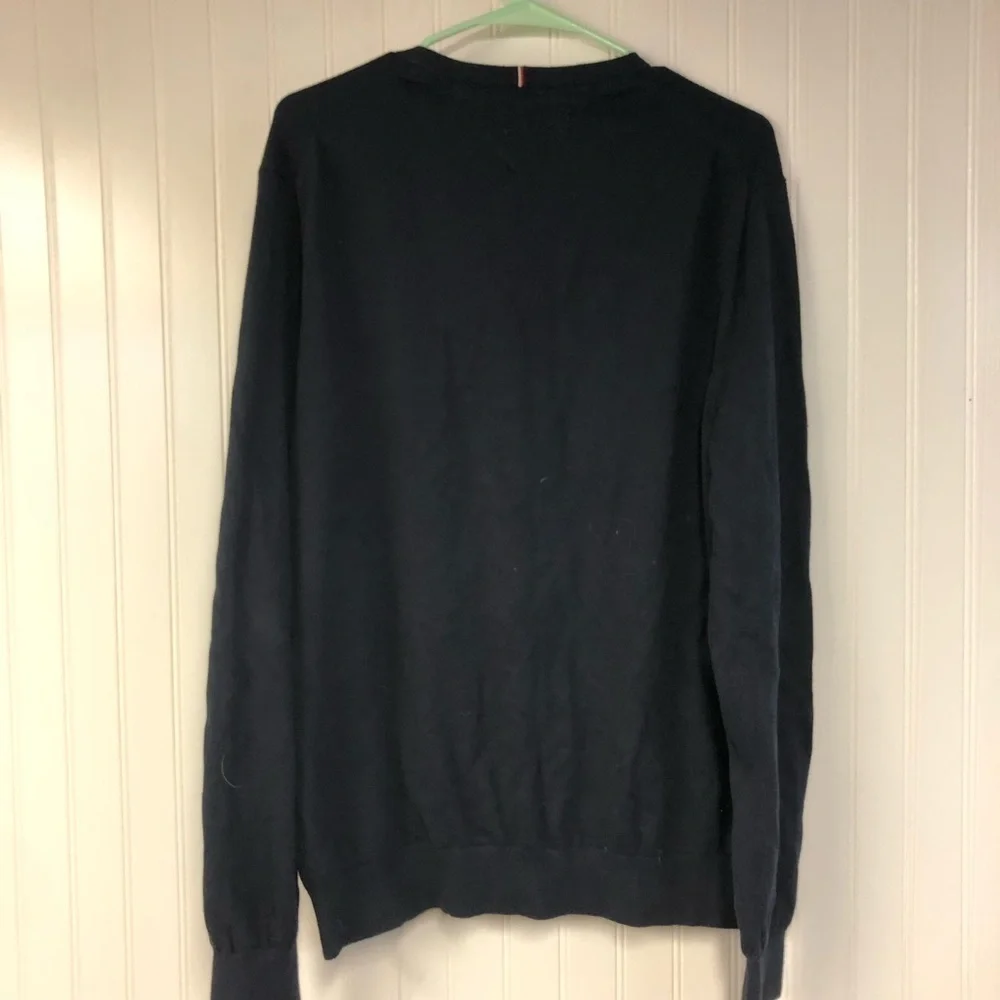 Tommy Hilfiger Men's Navy Blue Long Sleeve Pullover Sweater XL